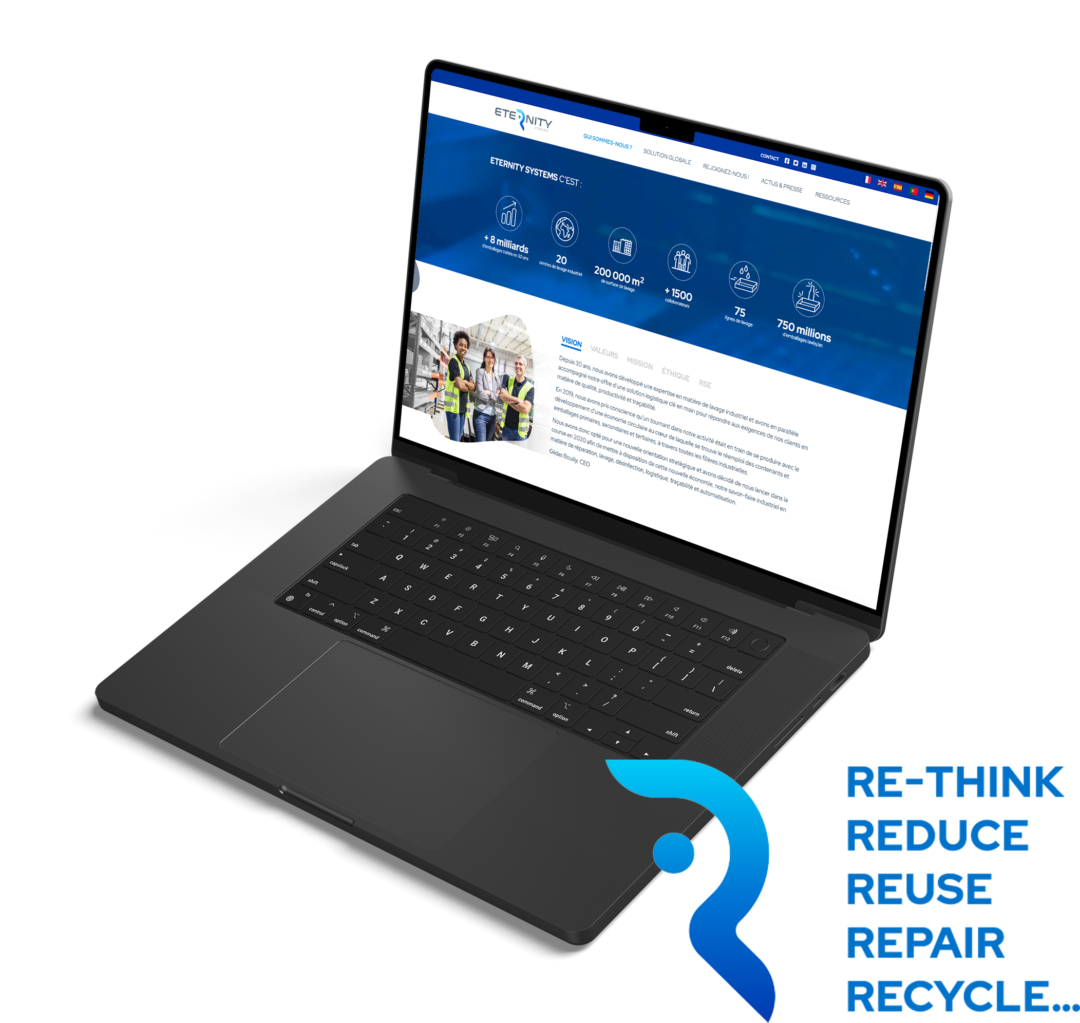 Site Internet ETERNITY Systems