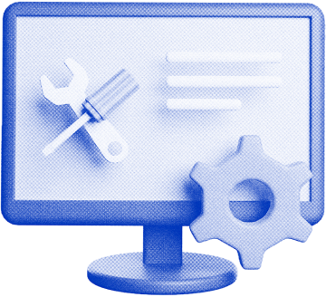 illustration écran et outils